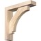 Ekena Millwork Imperial Block Smooth Bracket w/ Offset Brace, Douglas Fir, 3 1/2"W x 14"D x 14"H BKT0402X14X14IMP05SDF - alternate 1